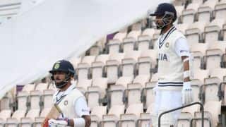 IND vs NZ, Live: एक रन से अर्धशतक से चूके अजिंक्‍य रहाणे, Ravindra Jadeja पर मैदान पर आखिरी बल्‍लेबाज